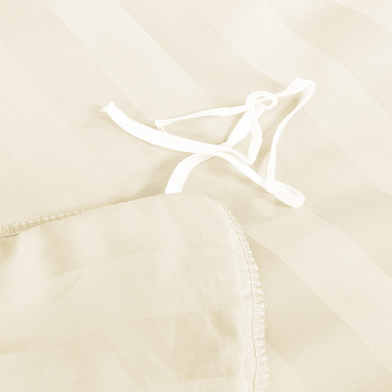 King Size Summer Cool White Myk Sateen Bambus Sheet Sett Of Fire